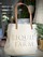 Canvas Tote Bag w/ Leather - View 1