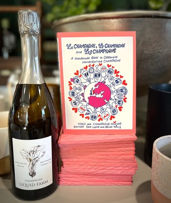 handmade champagne book