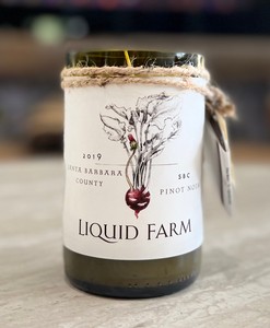 Pinot Noir Wine Bottle Candle